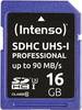 Intenso Professional Carte SDHC 16 GB Class 10, UHS-I