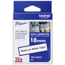 Etiquette Brother TZe, TZ TZe-N241 plastique Couleur de ruban: blanc Couleur de police:noir 18 mm 8 m