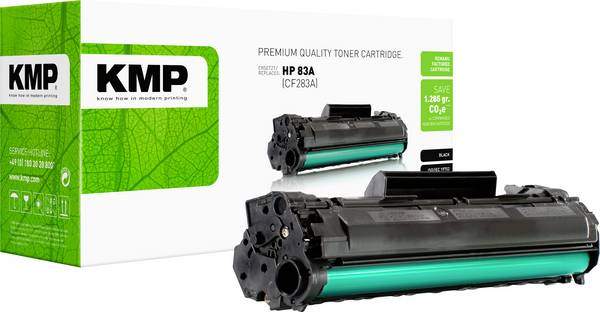 Cassette de toner KMP H-T193 remplace HP 83A, CF283A compatible noir 1600 pages