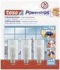 Crochet petit et tendance tesa Powerstrip® tesa 57544-00010-20 chrome (mat) 3 pc(s)