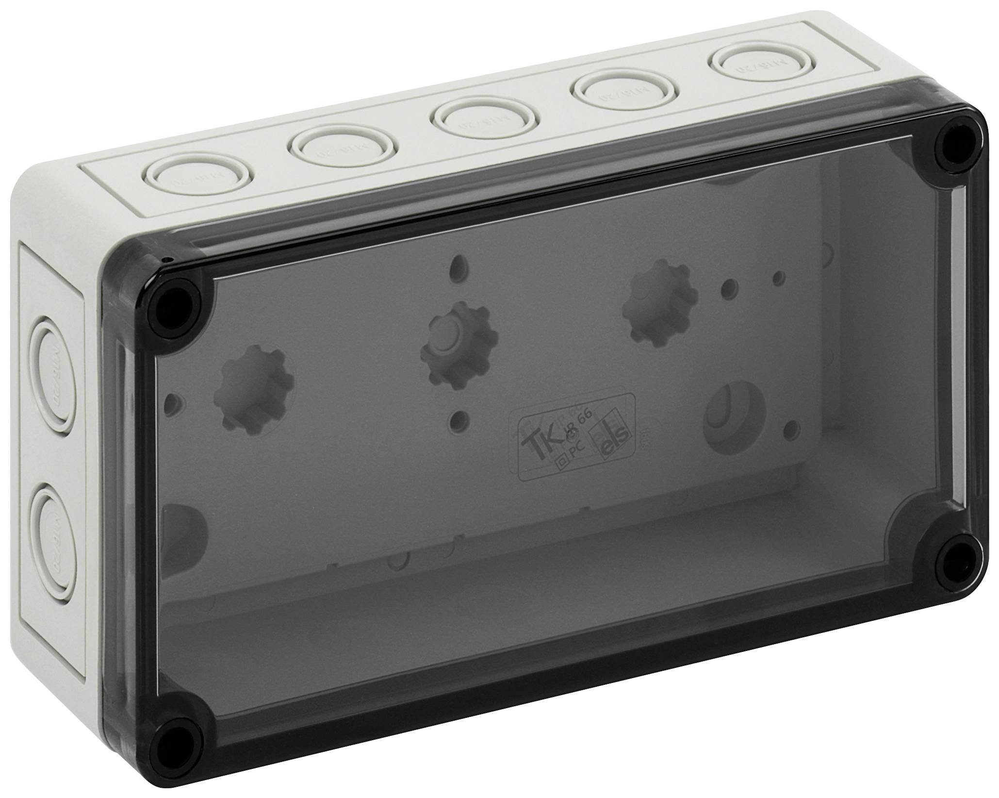 Coffret d'installation Spelsberg TK PC 1809-6-TM 13701001 gris clair 94 x 180 x 57 Polystyrène, Polycarbonate, Polyuréth