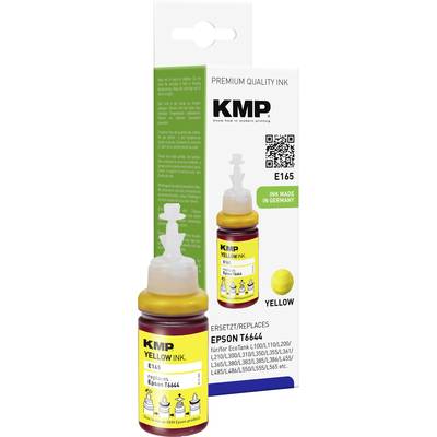 KMP Encre de recharge remplace Epson T6644 compatible  jaune E165 1629,0009