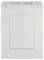 Une armoire métallique blanche rectangulaire simple, avec des trous de ventilation sur le dessus. Aucune marque ou étiquette visible.