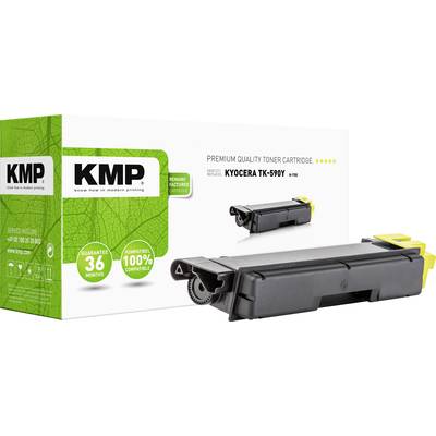 Toner KMP K-T55 remplace Kyocera TK-590Y compatible jaune 5000 pages