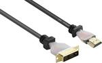 Adaptateur HDMI vers DVI 18+1 pôles Câble de raccordement : 1,8 m