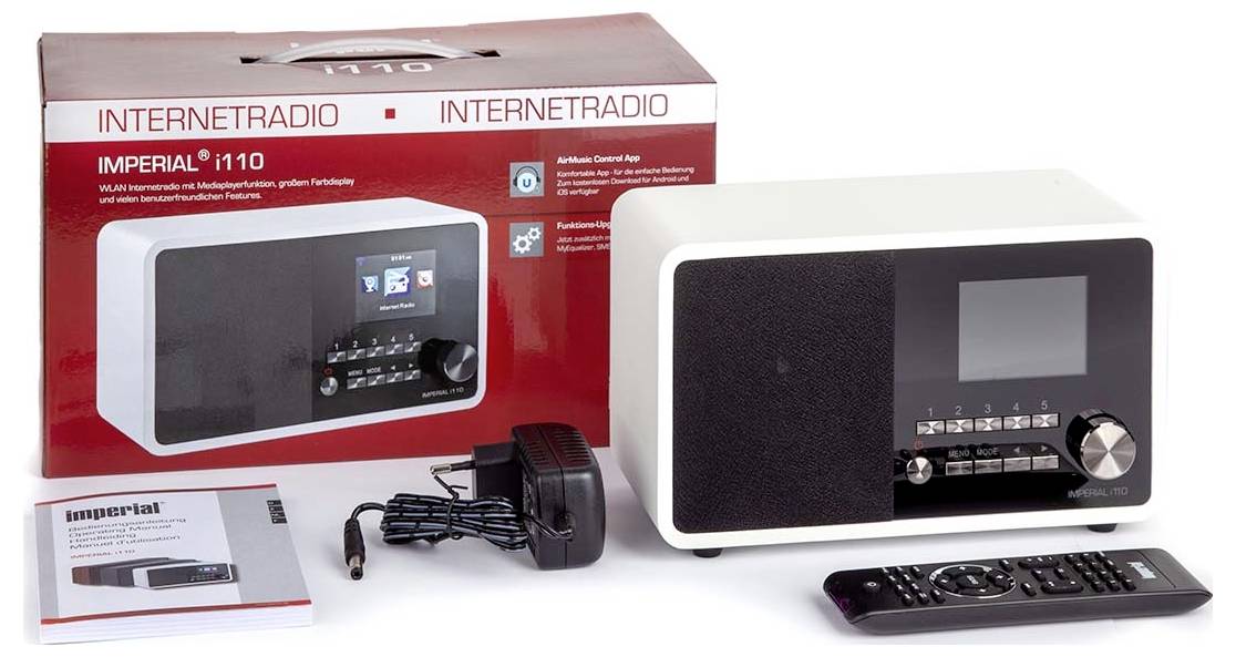 Radio Internet Wi-Fi avec Fonction Lecteur Multimédia i110-4