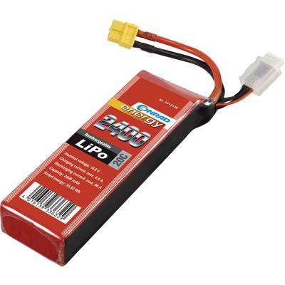 Pack de batterie (LiPo) 14.8 V 2400 mAh Conrad energy 1414138 20 C Softcase XT60