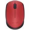 Souris optique Logitech M171 rouge, noir