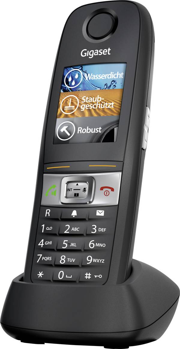 Gigaset E630 HX Combiné DECT supplémentaire noir