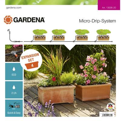 Kit d'extension pour jardinières GARDENA Micro-Drip System 13006-20 Ø 13 mm (1/2") 10 m