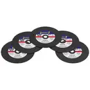 Hazet 9033P-08/5 9033P-08/5 Disque à tronçonner 100 mm 5 pc(s) acier, acier inoxydable