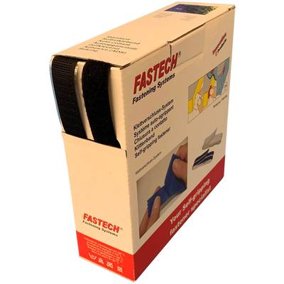 FASTECH® B20-MIX999910 Bande auto-agrippante à coudre partie crochets, partie velours (L x l) 10 m x 20 mm noir 10 m