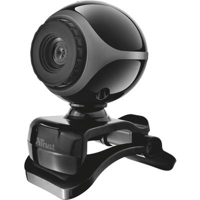 Webcam 640 x 480 Pixel Trust Exis support à pince