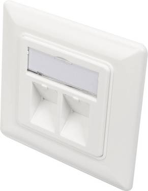 Digitus DN-93801-1 support Keystone 2x blanc