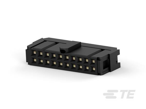TE Connectivity 1658621-4 Embase femelle  Pas: 2.54 mm Nbr total de pôles: 20 Nbr de rangées: 2 1 pc(s)