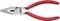 Une pince multiprise rouge portant l'inscription 'KNIPEX' sur les poignées. Elle a été fabriquée en Allemagne.