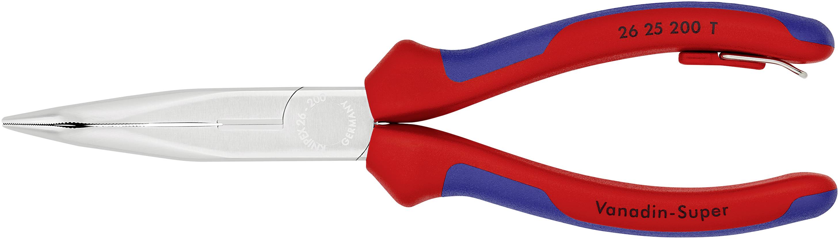 Knipex 26 25 200 T pour l'atelier Pince plate à becs ronds coudée à 40° 200 mm-2