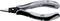 Une pince noir et blanc portant l'inscription 'Knipex', spécialement conçue pour des travaux de précision. Sécurisée contre les décharges électrostatiques pour les appareils électroniques sensibles.