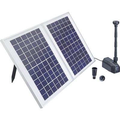 Un kit de panneau solaire comprend deux panneaux, une pompe et un embout, conçu pour une alimentation électrique efficace et une installation facile dans les jardins.