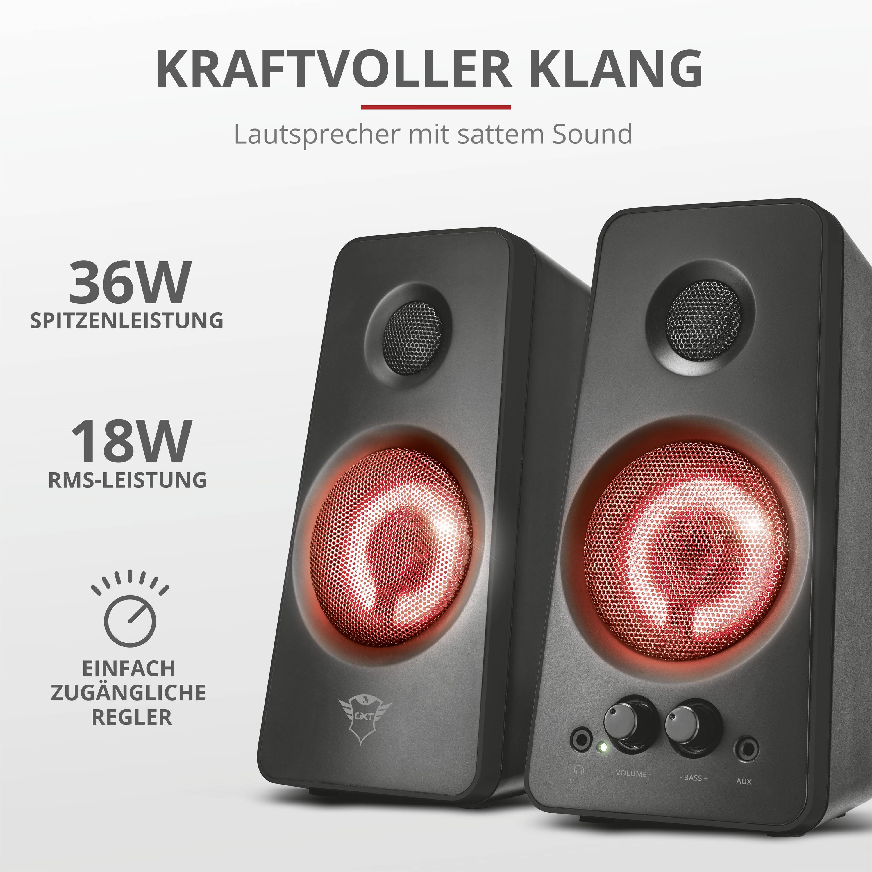 Trust GXT 608 2.0 Enceintes PC filaire 38 W noir-7