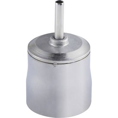 Une cafetière en métal argenté avec un bec verseur étroit.