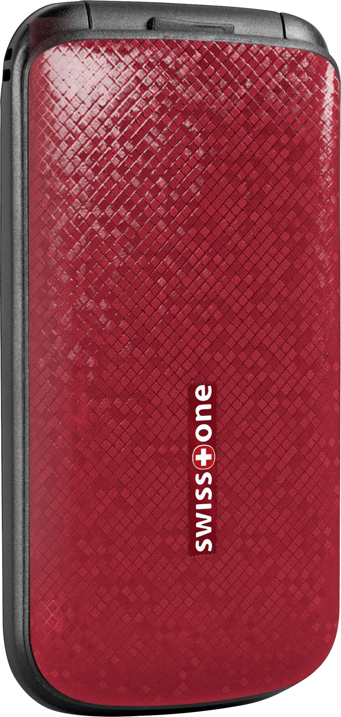 Téléphone portable à clapet 1.7 pouces swisstone SC 330 rouge-3
