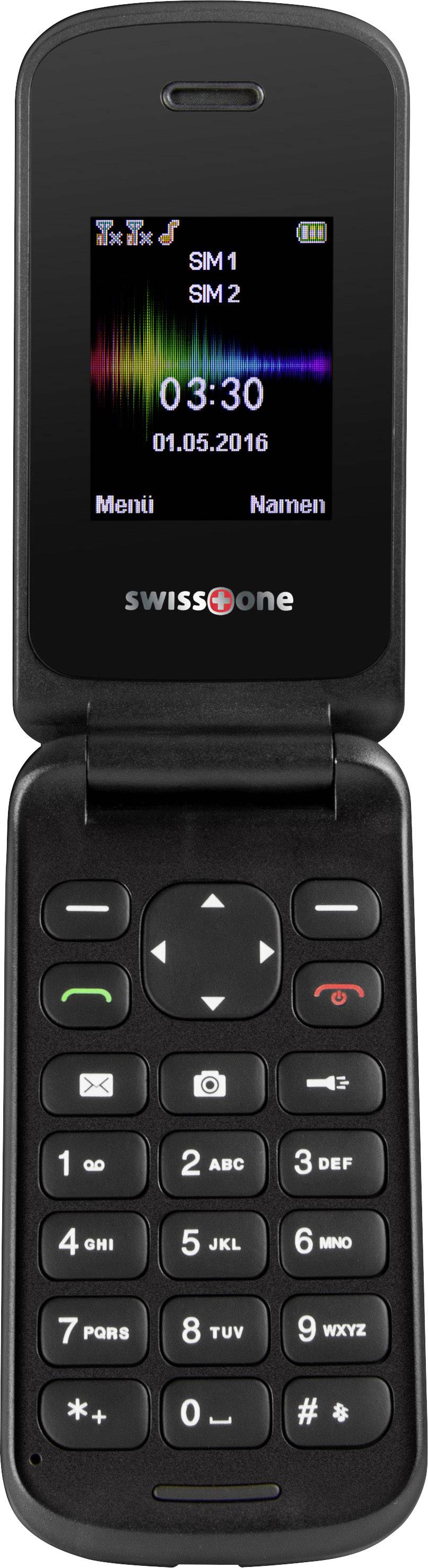 Téléphone portable à clapet 1.7 pouces swisstone SC 330 rouge-5