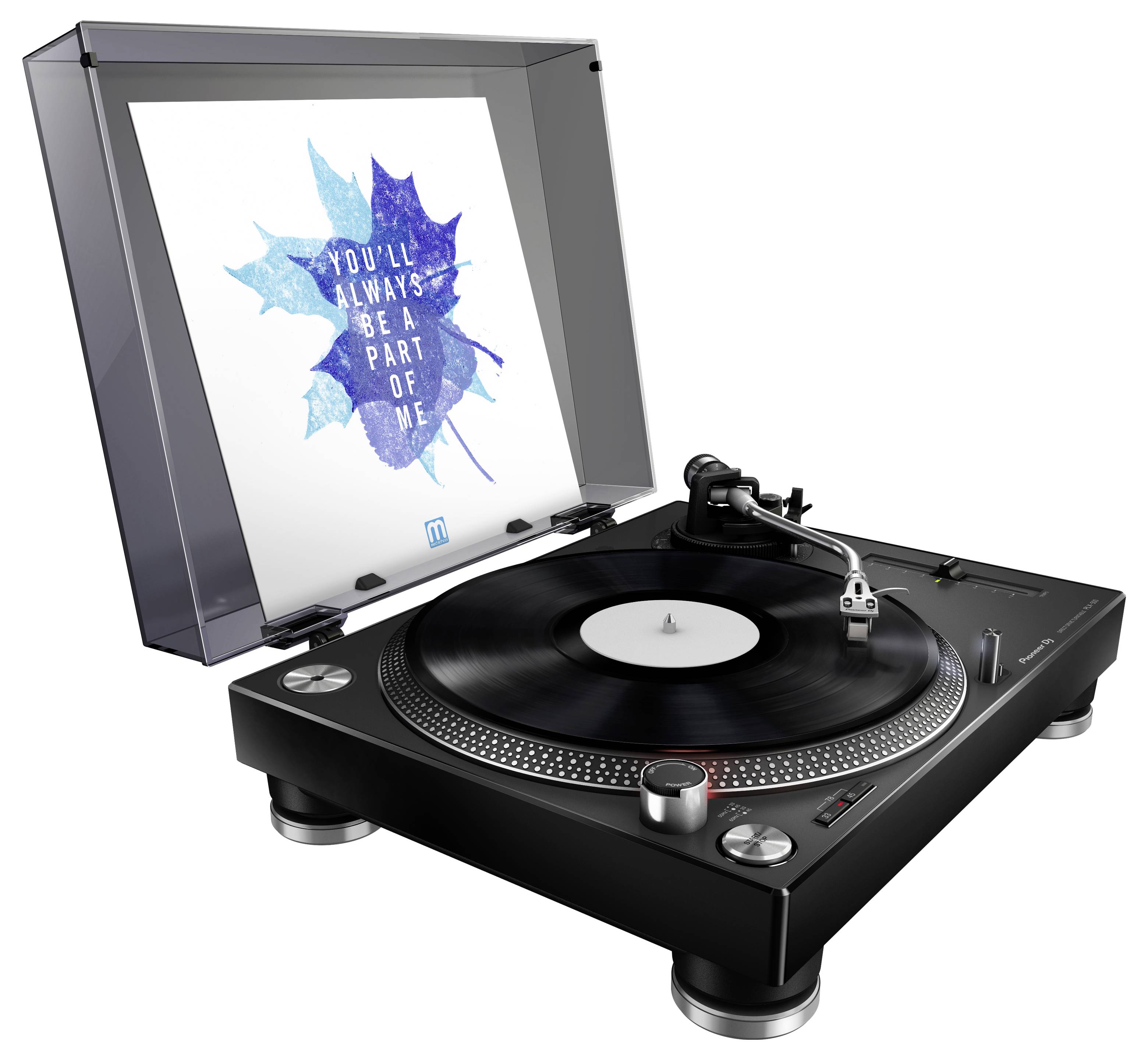 Pioneer DJ PLX-500-K Platine pour DJ entraînement direct noir-4