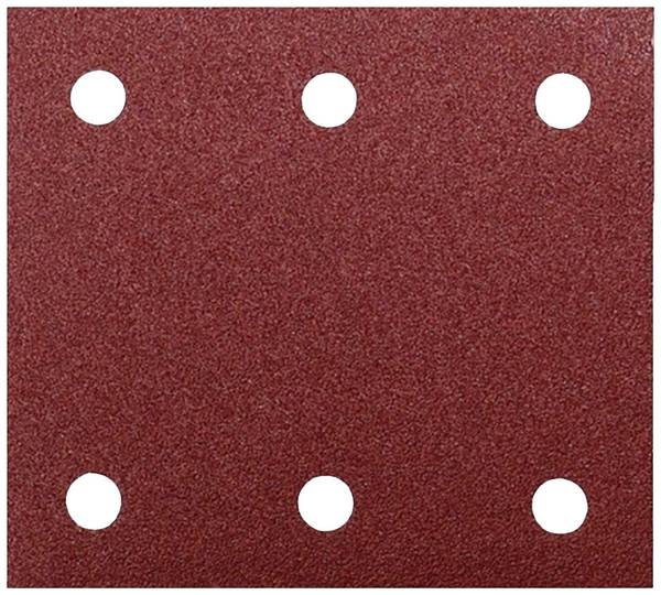 Makita  P-33102 Papier abrasif pour ponceuse vibrante avec bande auto-agrippante Grain 80  (L x l) 102 mm x 115 mm 10 pc(s)