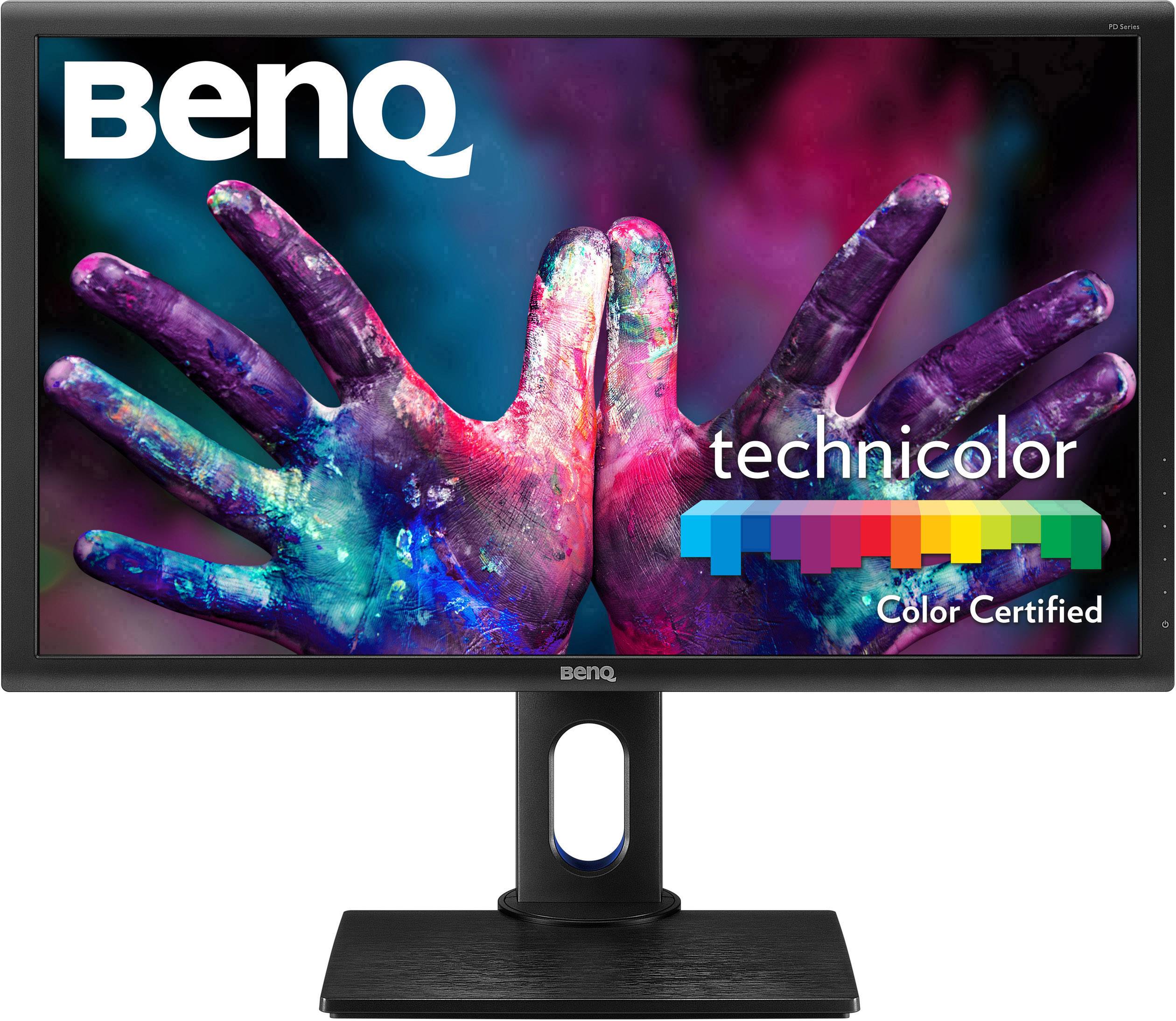 Moniteur LED BenQ PD2700Q CEE G (A - G) 68.6 cm 27 pouces 2560 x 1440 pixels 16:9 4 ms HDMI™, USB 2.0, DisplayPort, mini-6