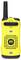 Talkie-walkie Motorola Talkabout jaune avec antenne noire, grille de haut-parleur et commandes sur un fond blanc uni.