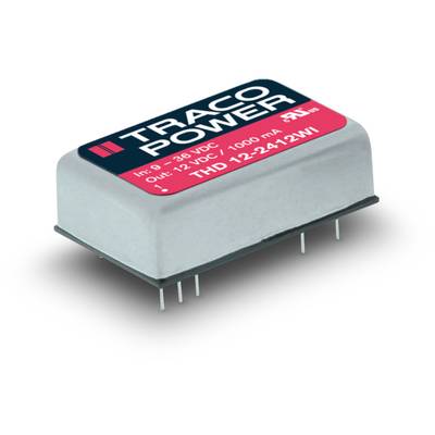   TracoPower  THD 12-2413WI  Convertisseur CC/CC pour circuits imprimés  24 V/DC  15 V/DC  800 mA  12 W  Nbr. de sorties