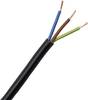 Kopp 152310848 Câble gainé H03VV-F 3 x 0.75 mm² noir 10 m