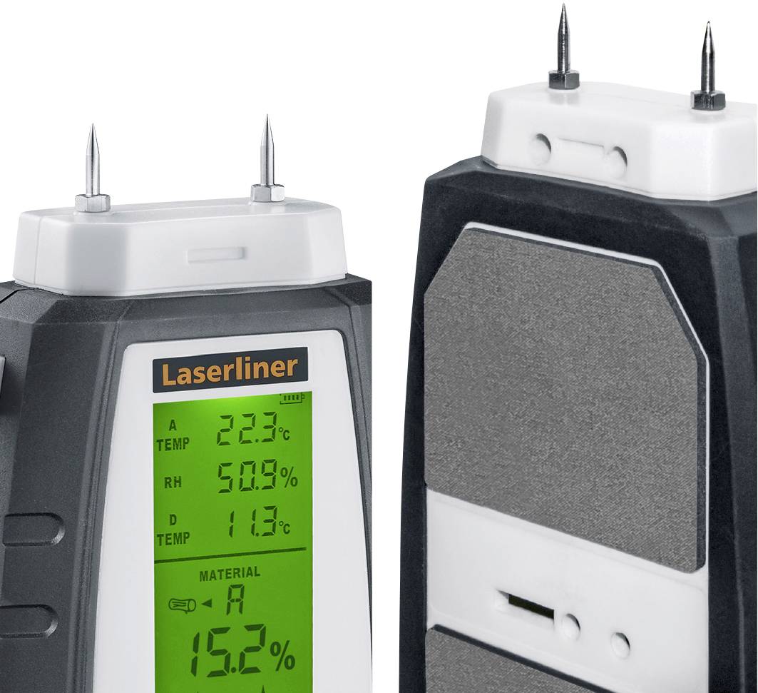 Humidimètre pour matériaux Laserliner MultiWet-Master Inspection Set Plage de mesure de l'humidité de construction 0 à 4-1