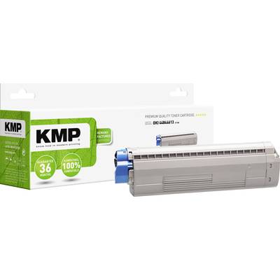 KMP O-T48 Toner  remplace OKI 44844613 jaune 7300 pages compatible Cassette de toner