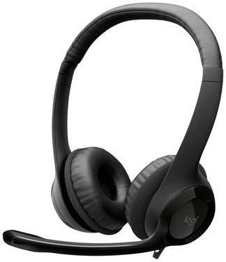 Micro-casque supra-aural Logitech H390 noir