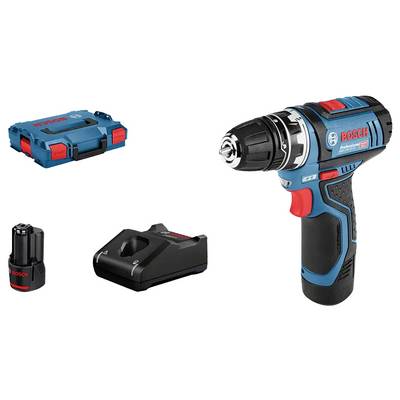 Perceuse-visseuse sans fil Bosch Professional GSR 12V-15 FlexiClick 06019F6001 12 V 2 Ah Li-Ion + 2 batteries, + chargeu-1