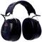 Protège-oreilles noirs de 3M Peltor, élégants et ergonomiques, offrant une protection auditive optimale. Idéaux pour les applications industrielles.
