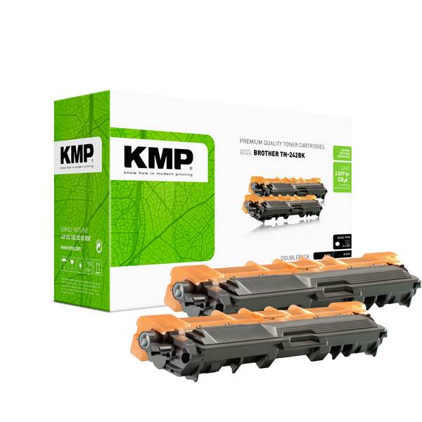 KMP Cassette de toner remplace Brother TN-242BK, TN242BK compatible noir 5000 pages B-T57D