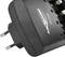 Chargeur ANSMANN noir avec deux contacts visibles, adapté pour charger des batteries NiZn.