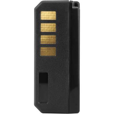 Un petit adaptateur USB noir avec trois contacts dorés et un design rectangulaire.