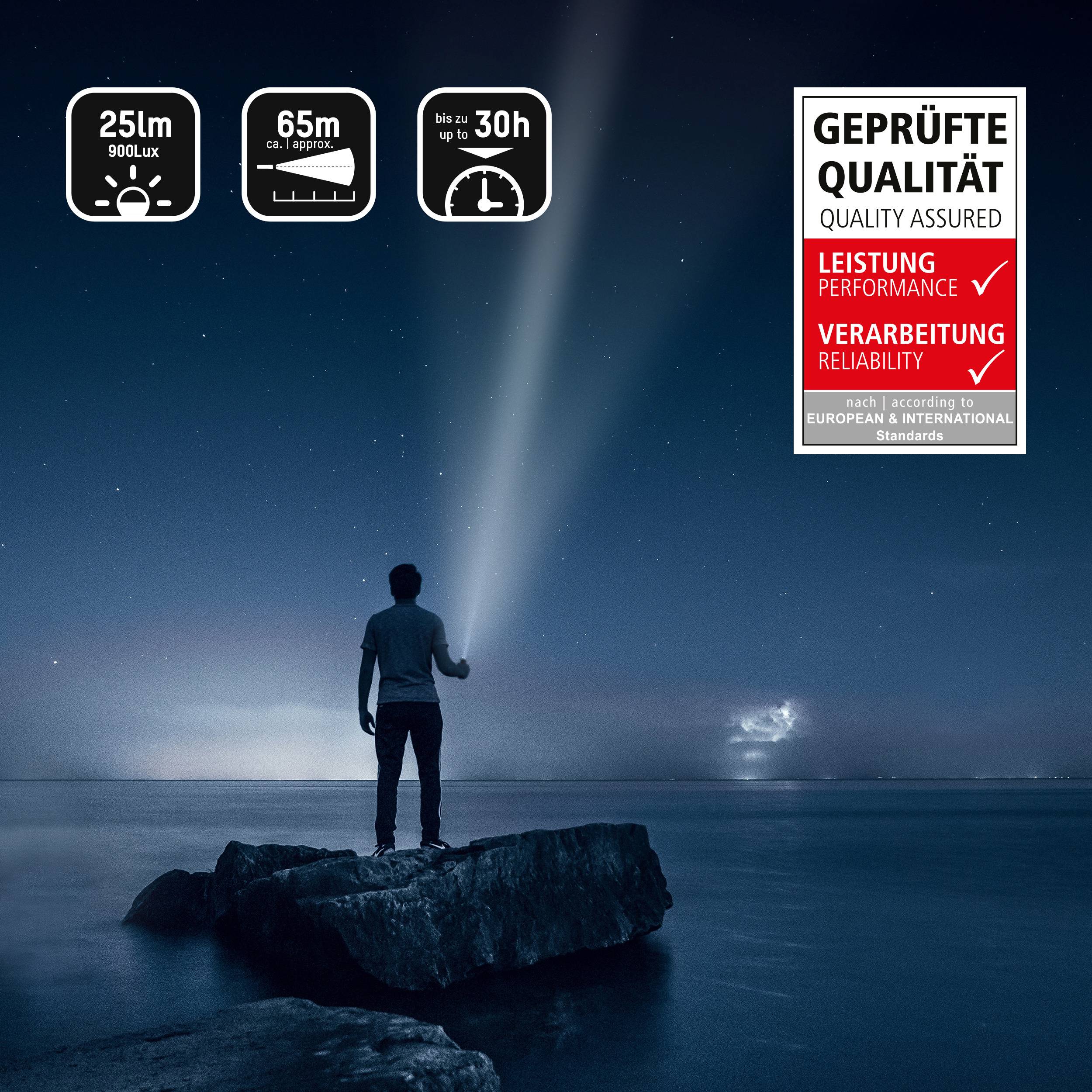 Lampe de poche Ansmann X20 LED avec dragonne à pile(s) 25 lm 30 h 110 g-9