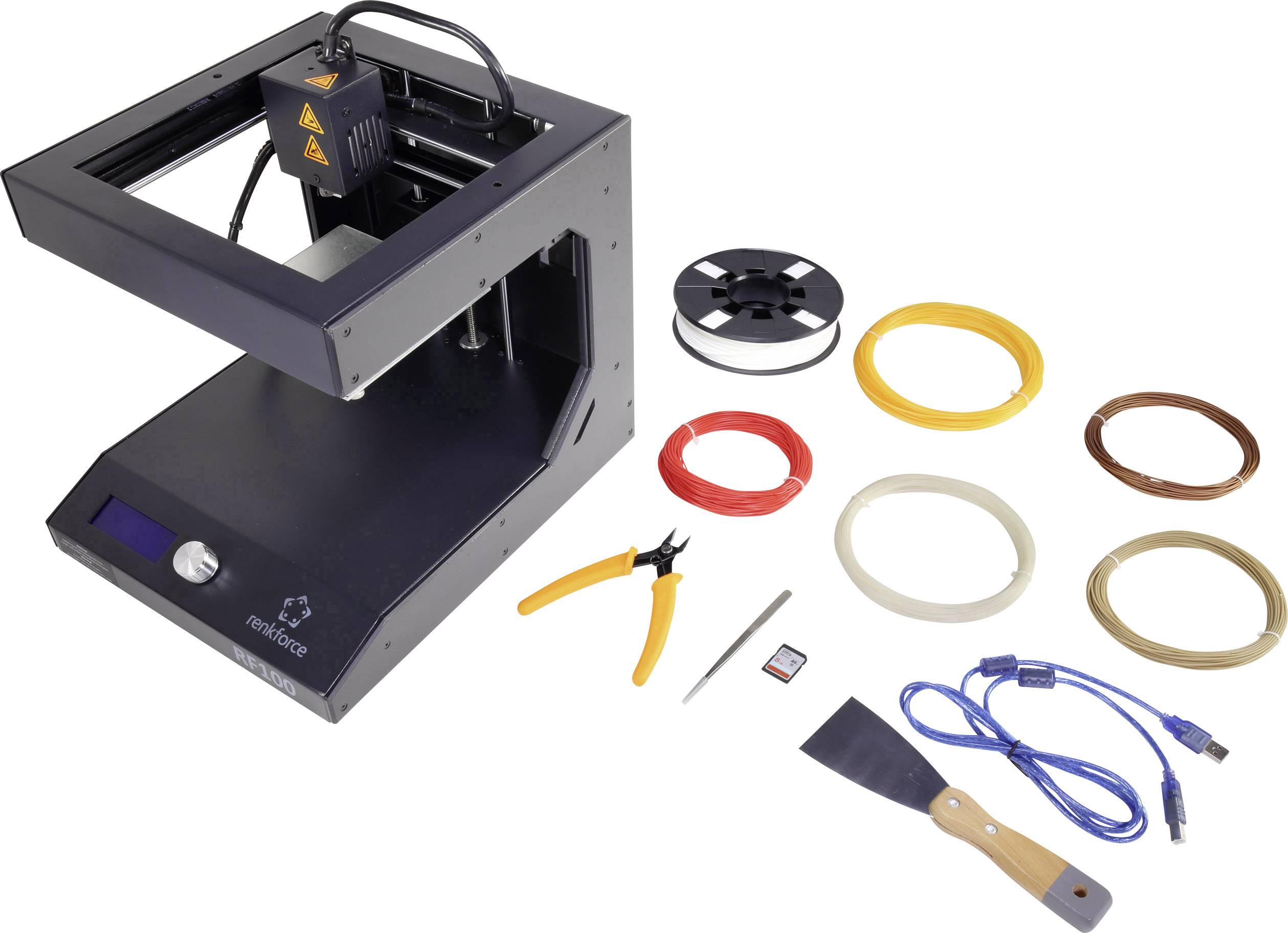 Kit de démarrage en impression 3D renkforce RF100 v2-6