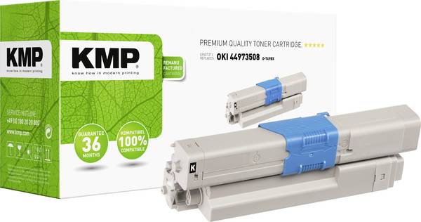 KMP Toner remplace OKI 44973508 compatible  noir 7000 pages O-T49BX 1333,3000