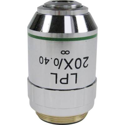 Objectif de microscope métallique portant l'inscription « 20x/0,40 LPL », adapté pour des grossissements jusqu'à 20 fois en laboratoire.