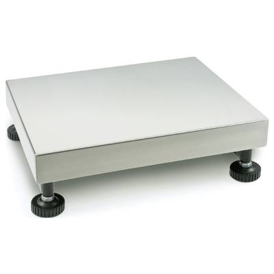 Plateforme métallique plate avec pieds réglables. Idéale pour les applications industrielles ou comme base pour les équipements.