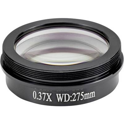 Adaptateur pour objectif grand angle avec inscription '0.37X WD:275mm', cadre en métal noir.