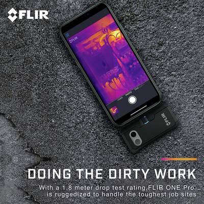 Caméra thermique pour téléphone portable FLIR One Pro Android USB-C -20 à +400 °C 160 x 120 Pixel 8.7 Hz-6