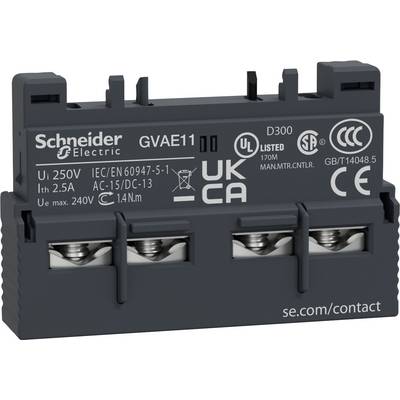 Contact auxiliaire Schneider Electric GVAE11 GVAE11 1 NO (T), 1 NF (R) 1 pc(s) Box-0