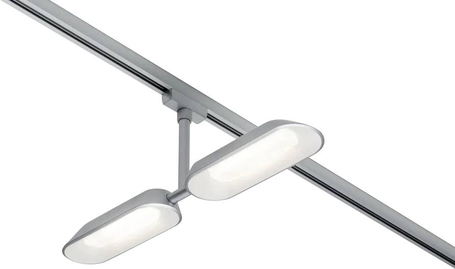 Luminaire sur rail haute tension Paulmann Dipper URail LED intégrée 16 W LED chrome (mat), blanc